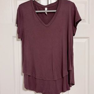 Latched mama nursing shirt